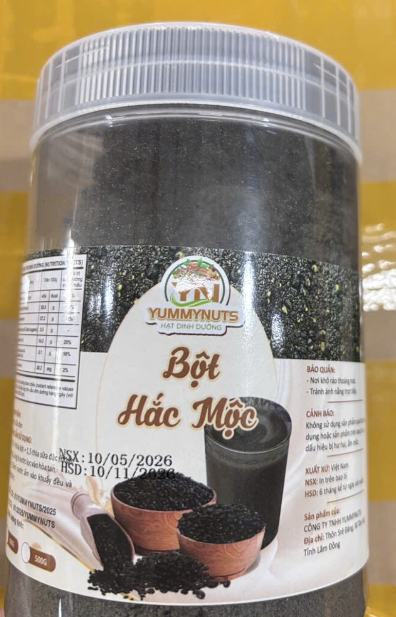 Bột hắc mộc Yummynuts 500g